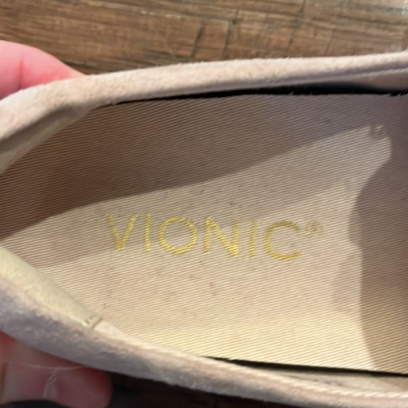 Vionic Mahalo Pink Suede Slip on Sneakers Size 5 - Picture 5 of 9